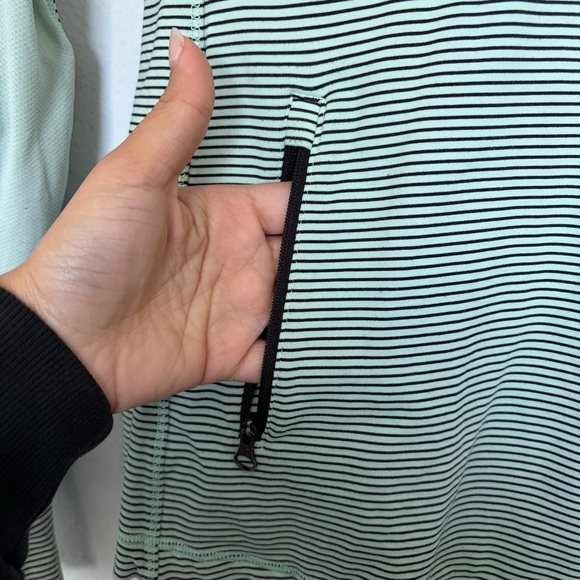 Lululemon Athletica Mint Striped Sweatshirt - Picture 7 of 10
